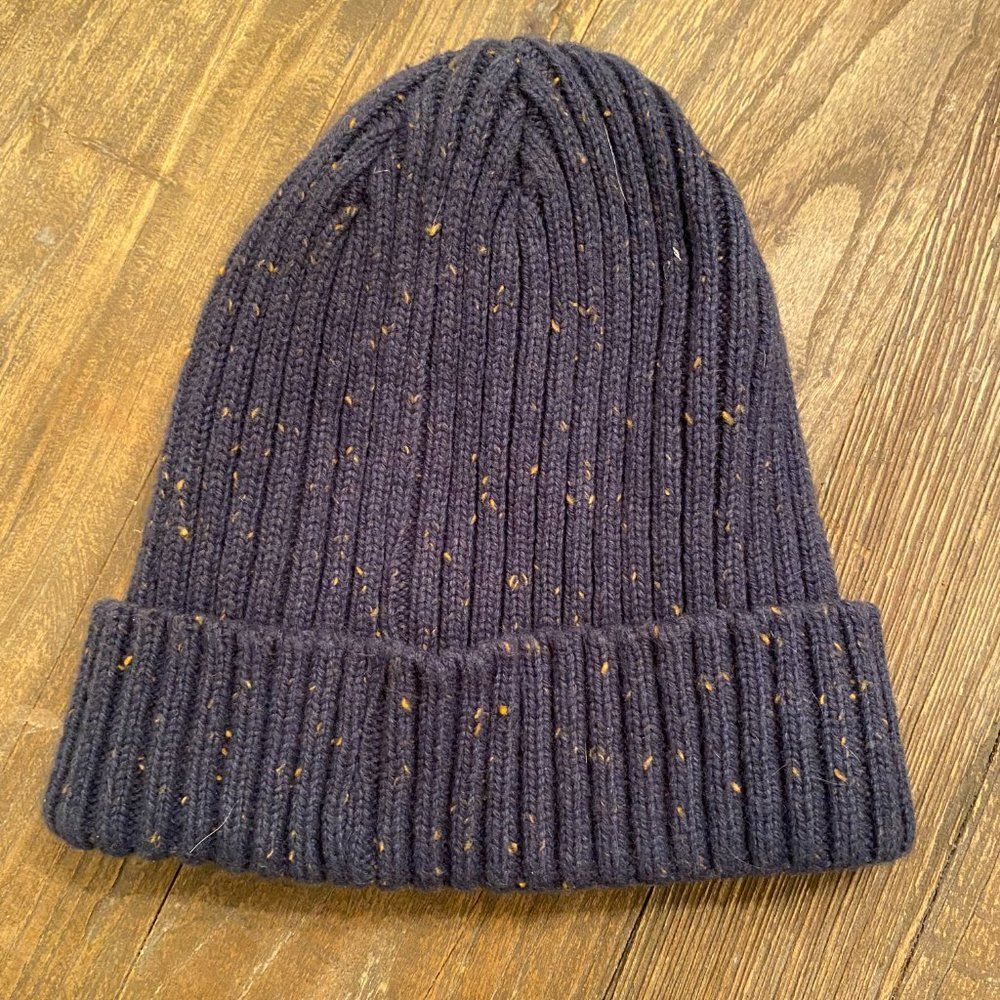 Adult Trespass Mateo Knitted Cuffed Speckled Beanie Hat One Size OS Microfleece - Picture 2 of 3